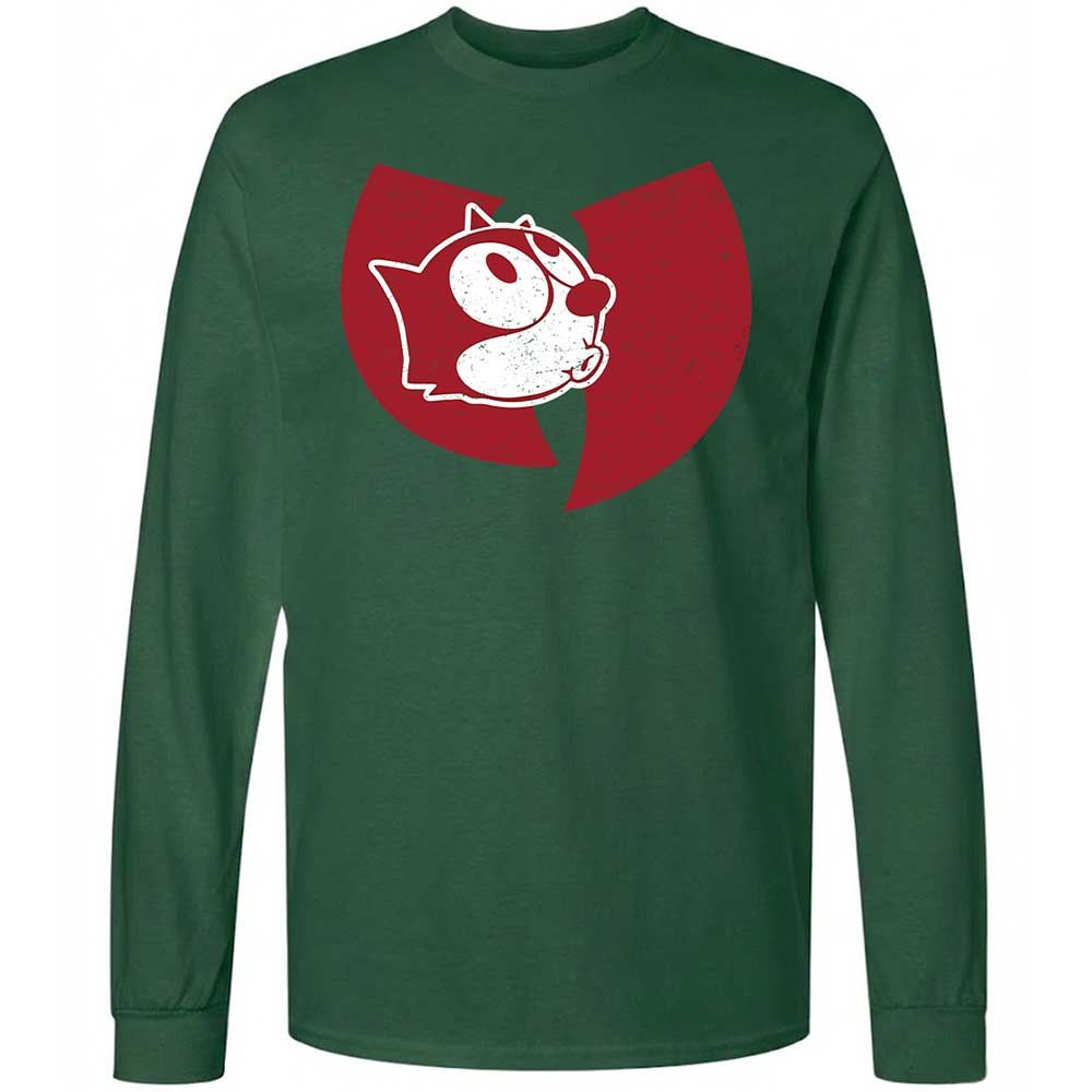 Long Sleeve T-Shirt - YFQ2M85F - Forest Green - 4
