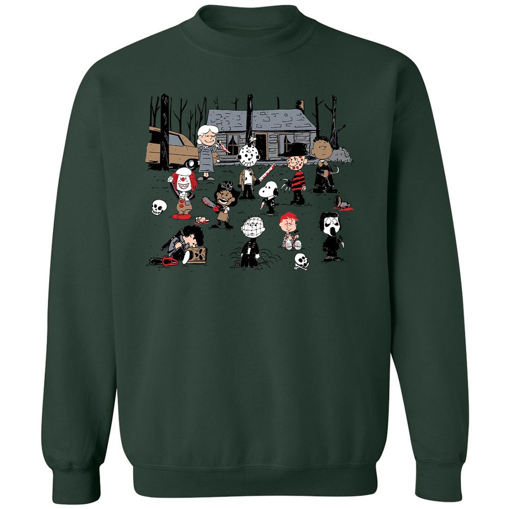 Classic Unisex Sweatshirt - Y86A4RYY - Forest Green - 4