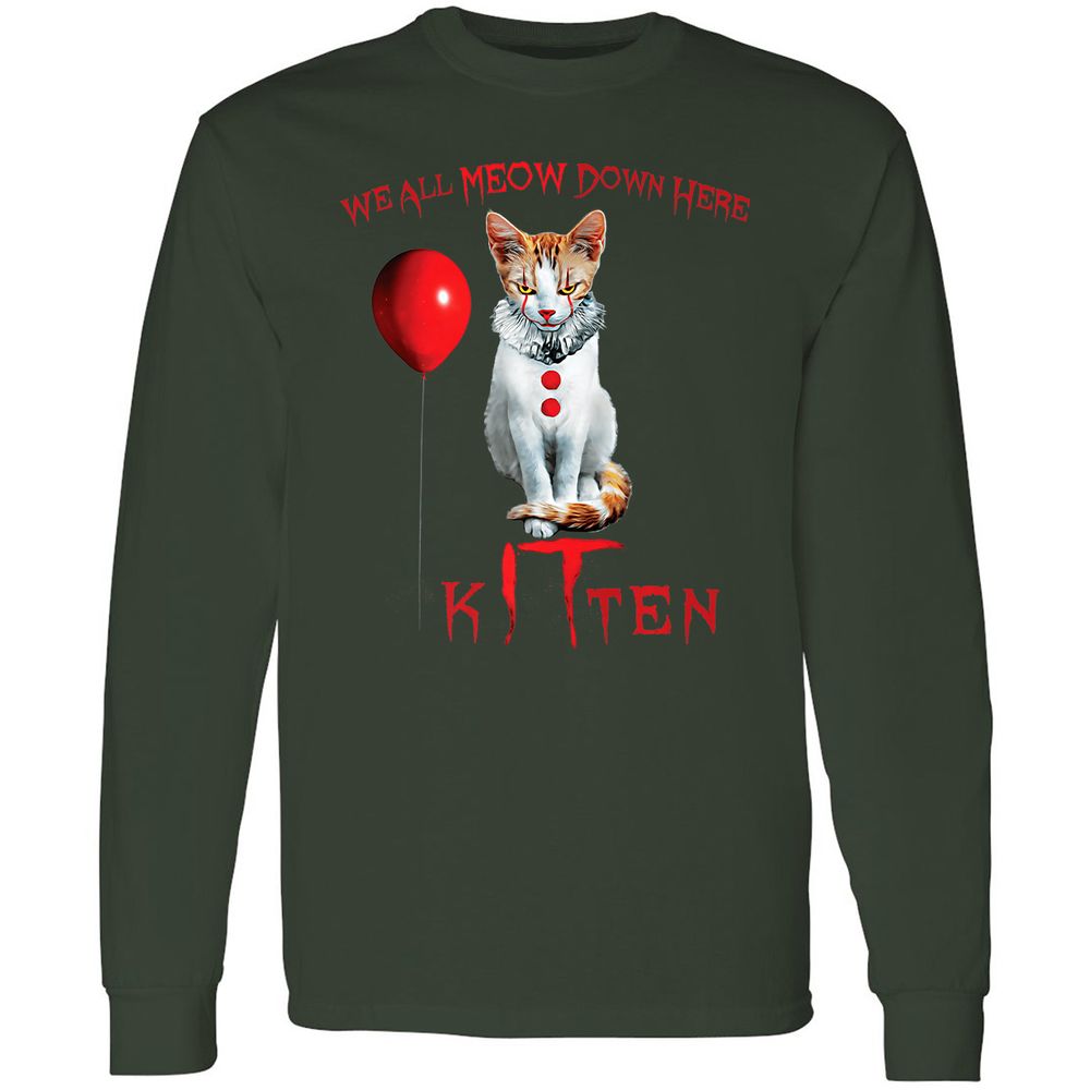 Long Sleeve T-Shirt - KL8PFMJG - Forest Green - 4