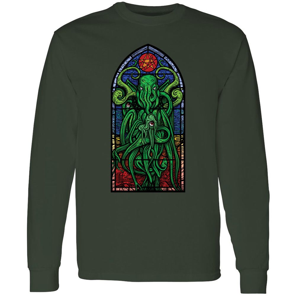 Long Sleeve T-Shirt - 6DQ7SBZR - Forest Green - 4