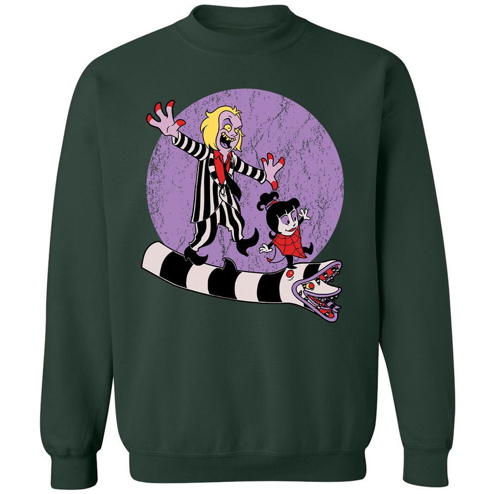 Classic Unisex Sweatshirt - Q96VX86V - Forest Green - 4