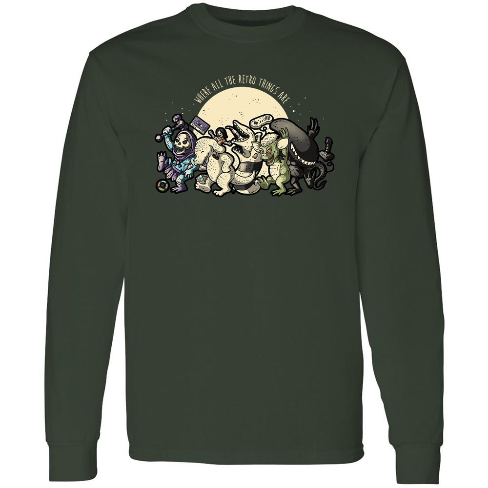 Long Sleeve T-Shirt - 7MLXA5K7 - Forest Green - 4