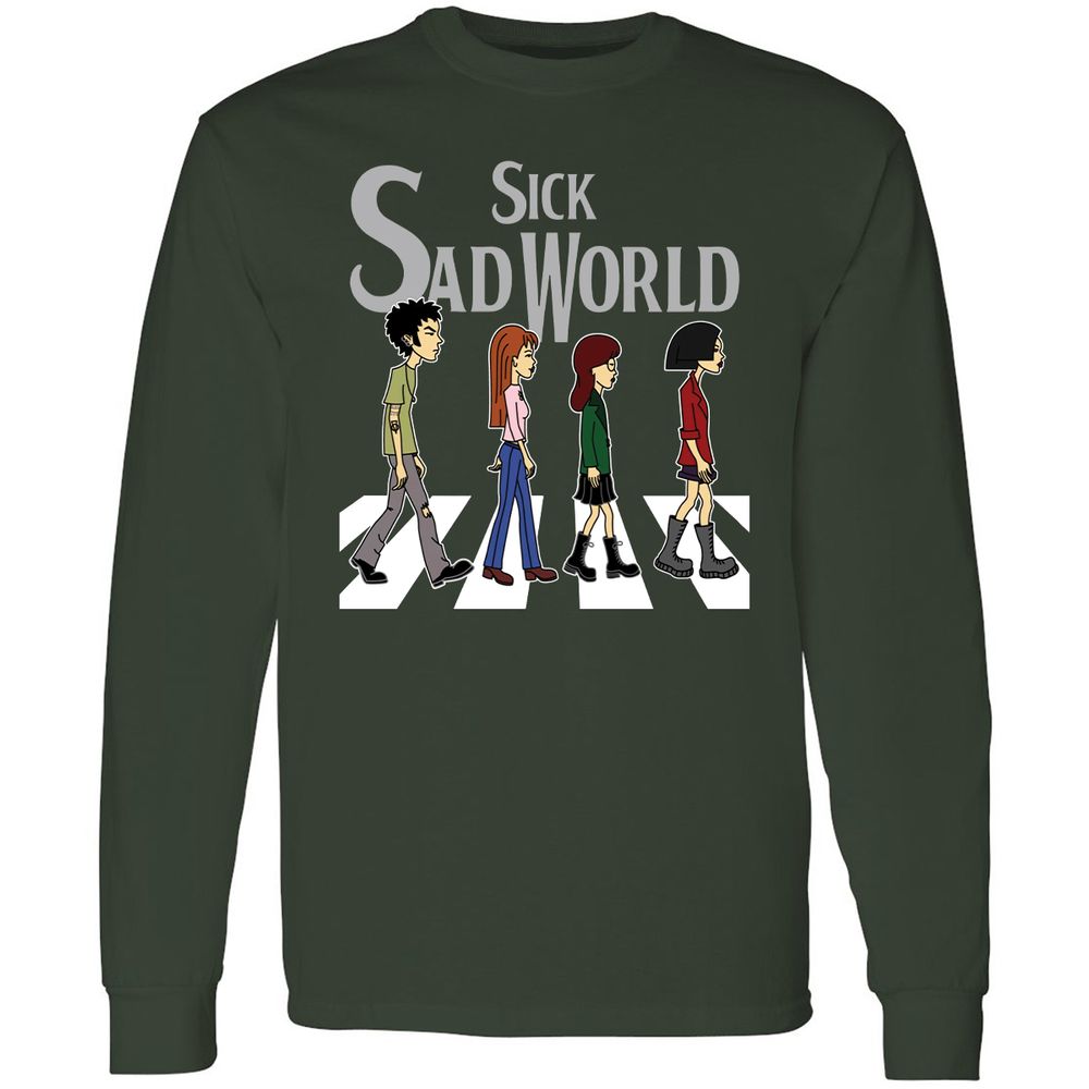 Long Sleeve T-Shirt - XBAV9YBS - Forest Green - 4