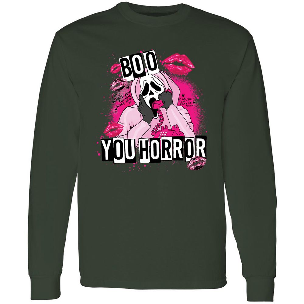 Long Sleeve T-Shirt - HKVW3VTH - Forest Green - 4
