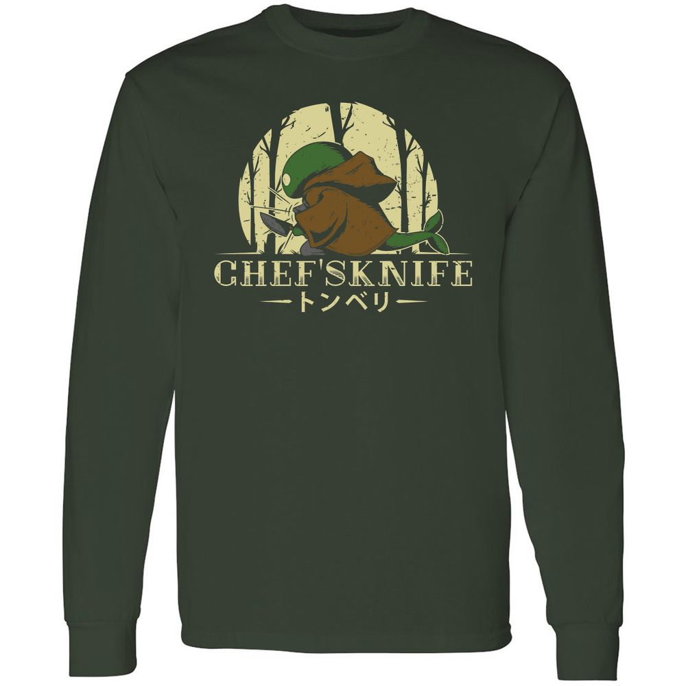 Long Sleeve T-Shirt - XKT67RTD - Forest Green - 4