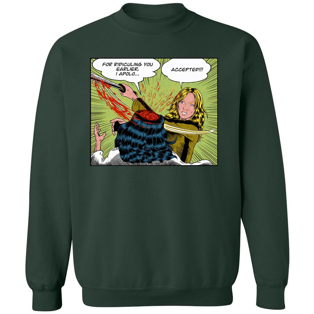 Classic Unisex Sweatshirt - 3F6BTK8R - Forest Green - 4
