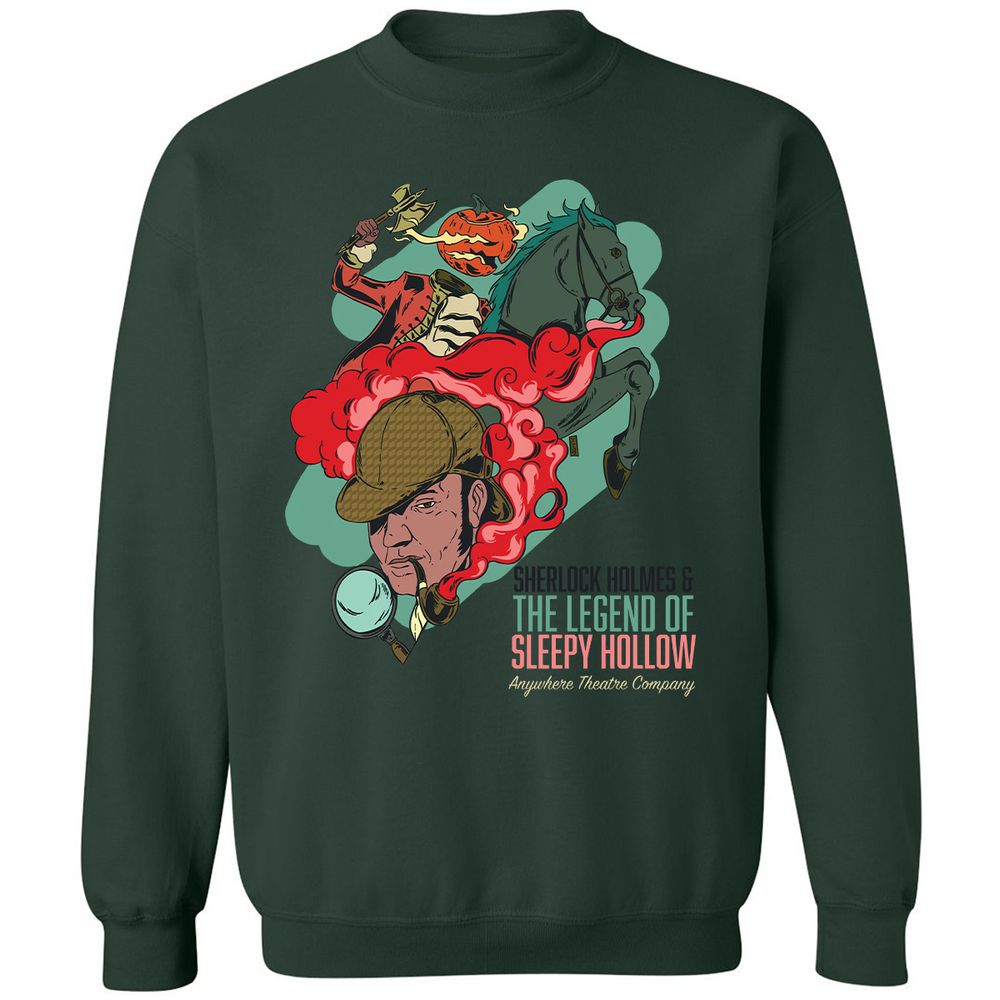 Classic Unisex Sweatshirt - YSH13GYW - Forest Green - 4