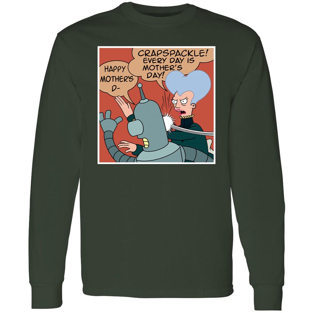 Long Sleeve T-Shirt - 3YC1DFGN - Forest Green - 4