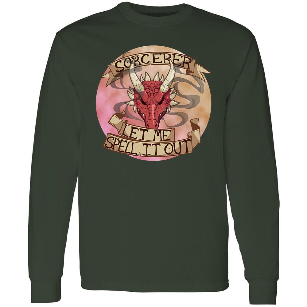 Long Sleeve T-Shirt - 6JVX4GMC - Forest Green - 4