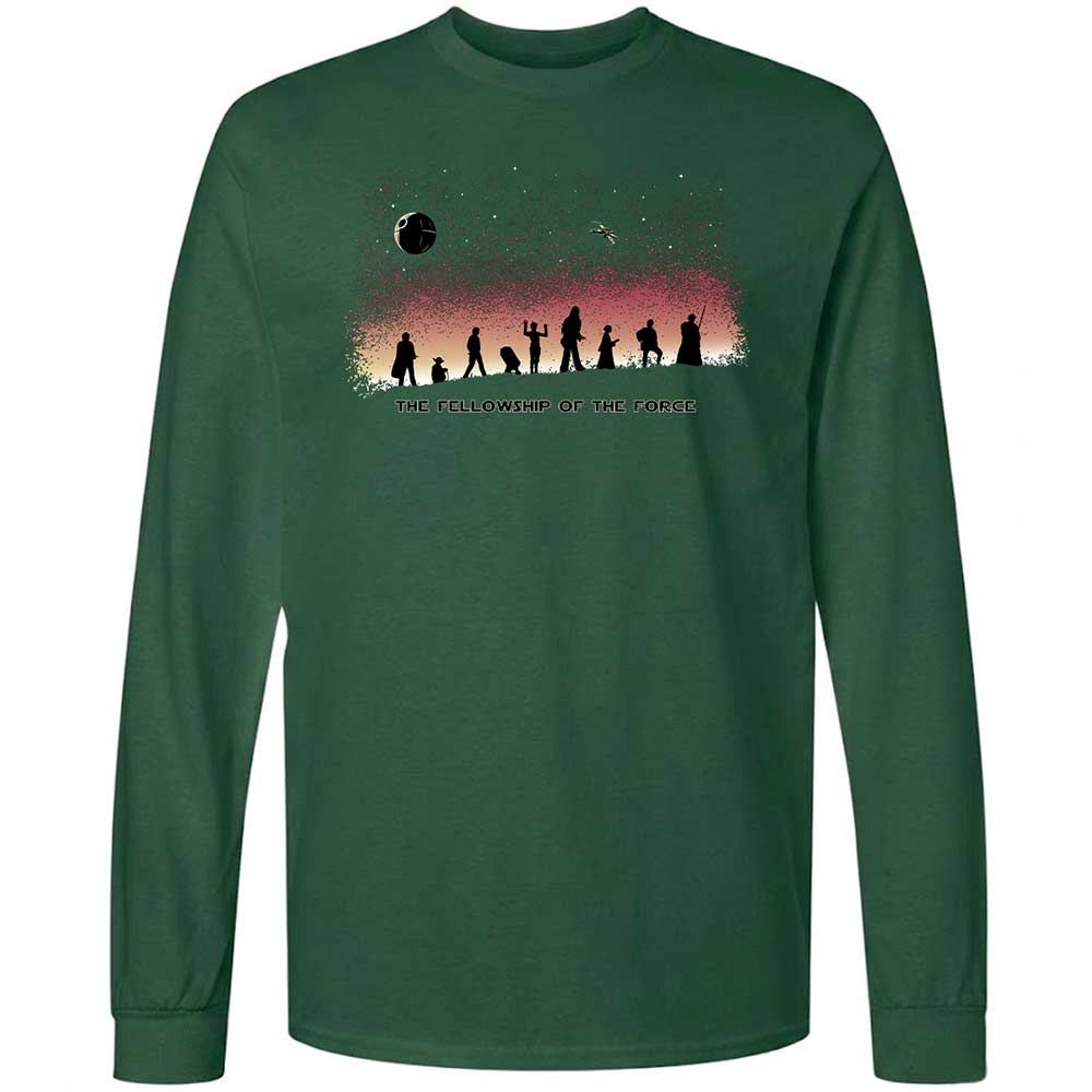 Long Sleeve T-Shirt - 6K9DGZUE - Forest Green - 4