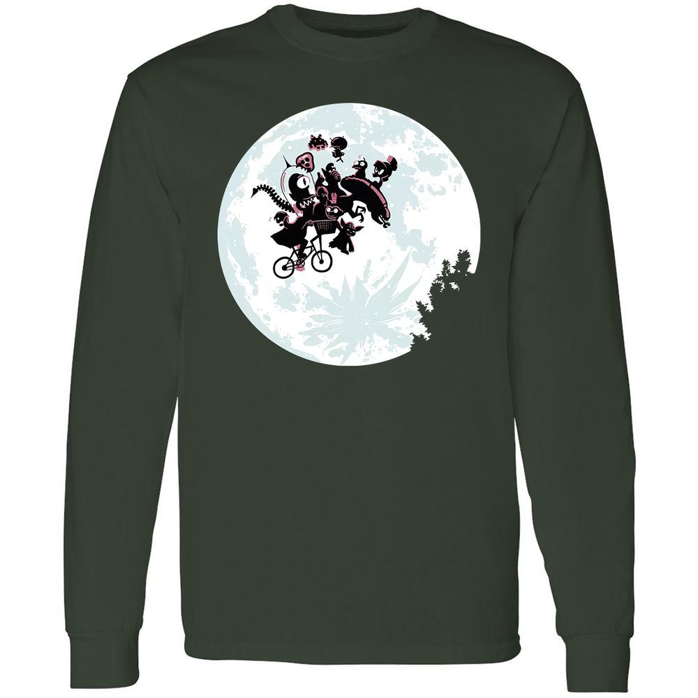 Long Sleeve T-Shirt - EKCHF856 - Forest Green - 4