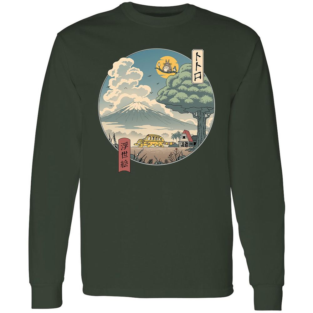 Long Sleeve T-Shirt - 5KUF9F3R - Forest Green - 4