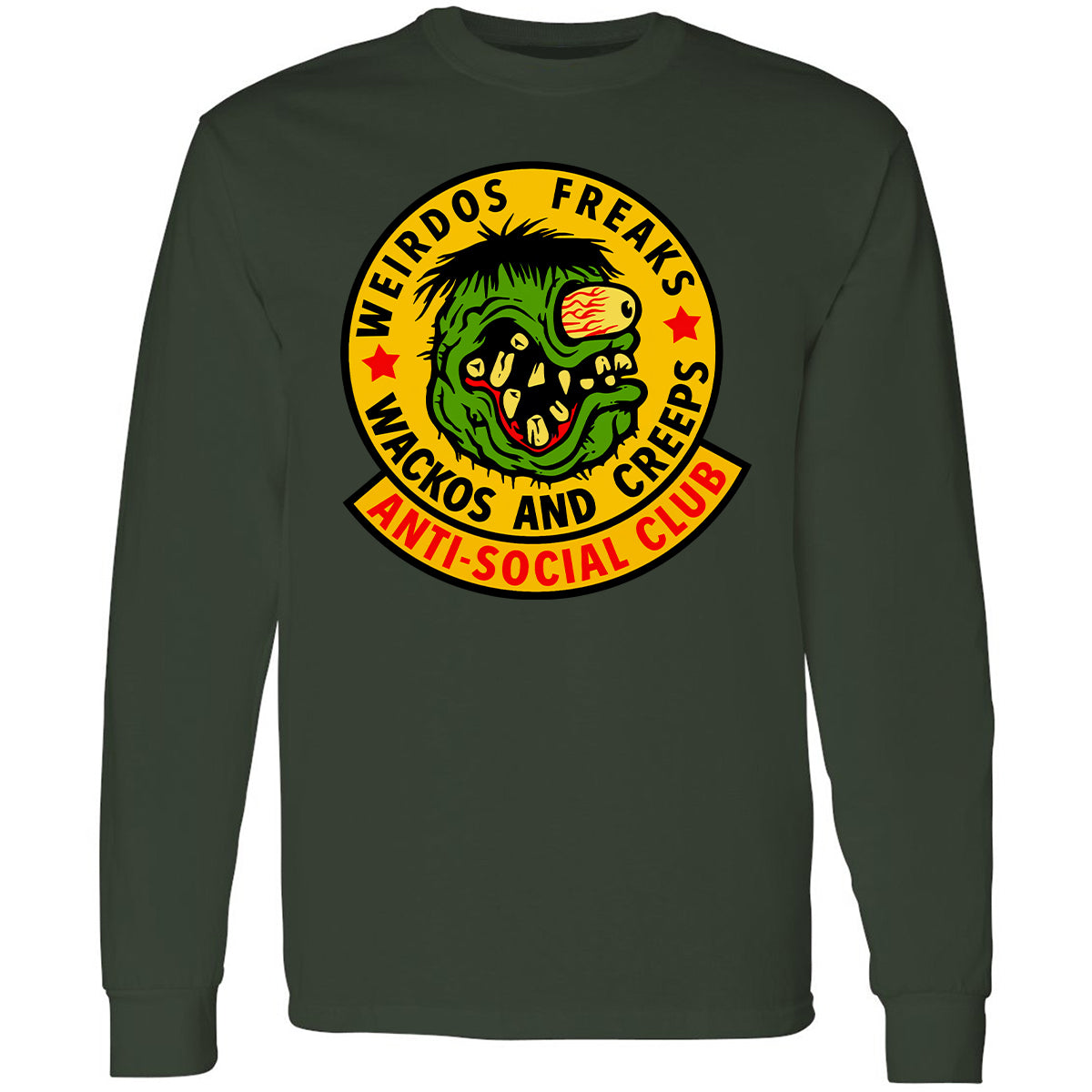 Long Sleeve T-Shirt - CSJ94T1V - Forest Green - 4