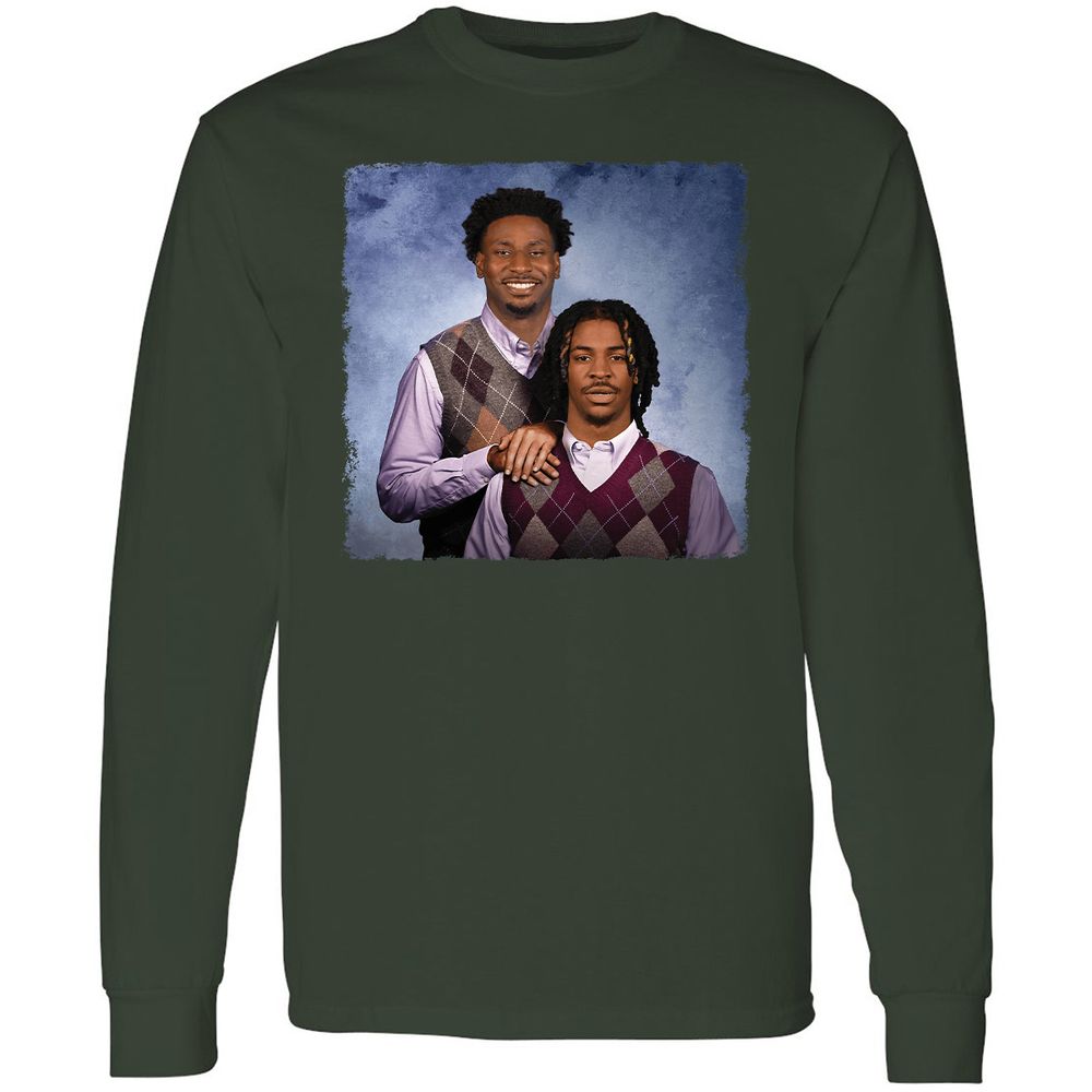 Long Sleeve T-Shirt - QP32UDHM - Forest Green - 4