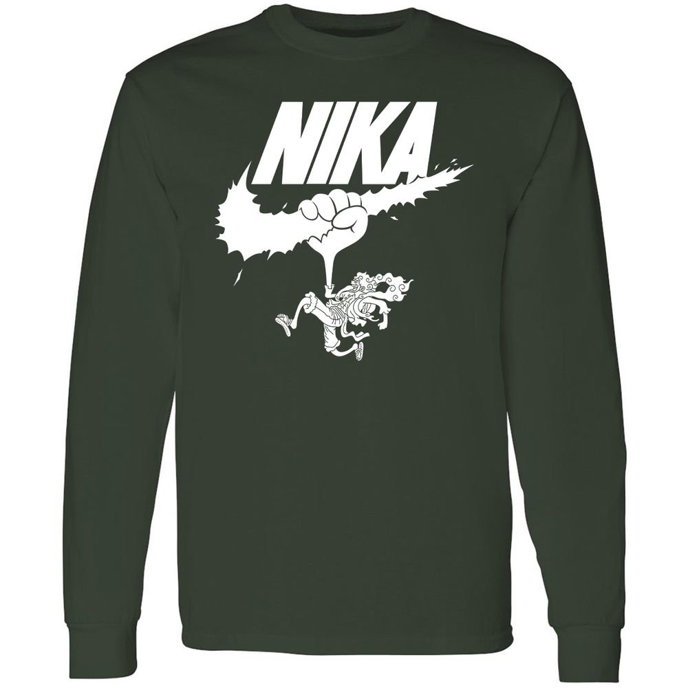 Long Sleeve T-Shirt - TC1J89R1 - Forest Green - 4