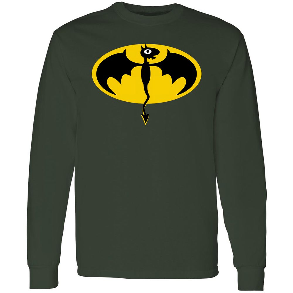 Long Sleeve T-Shirt - U9F4CDBQ - Forest Green - 4