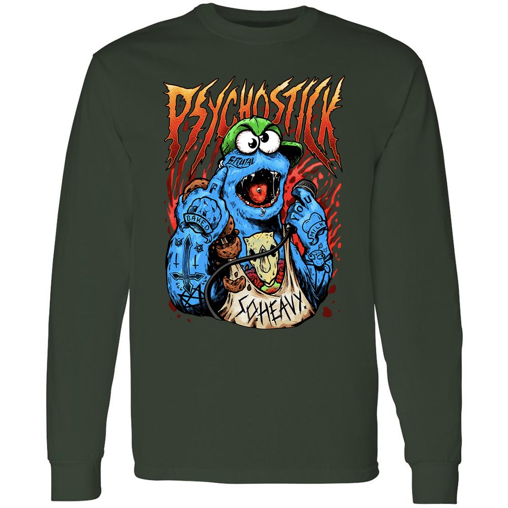 Long Sleeve T-Shirt - HNNMLZS9 - Forest Green - 4
