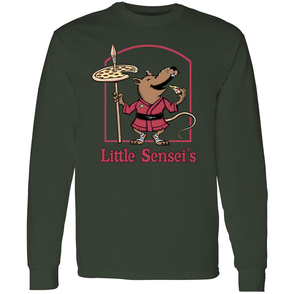 Long Sleeve T-Shirt - 3CHFP4F3 - Forest Green - 4