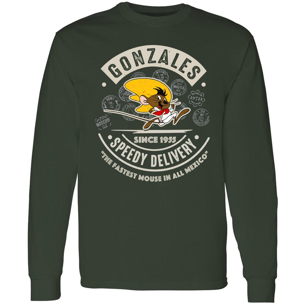 Long Sleeve T-Shirt - YRKE4GL3 - Forest Green - 4