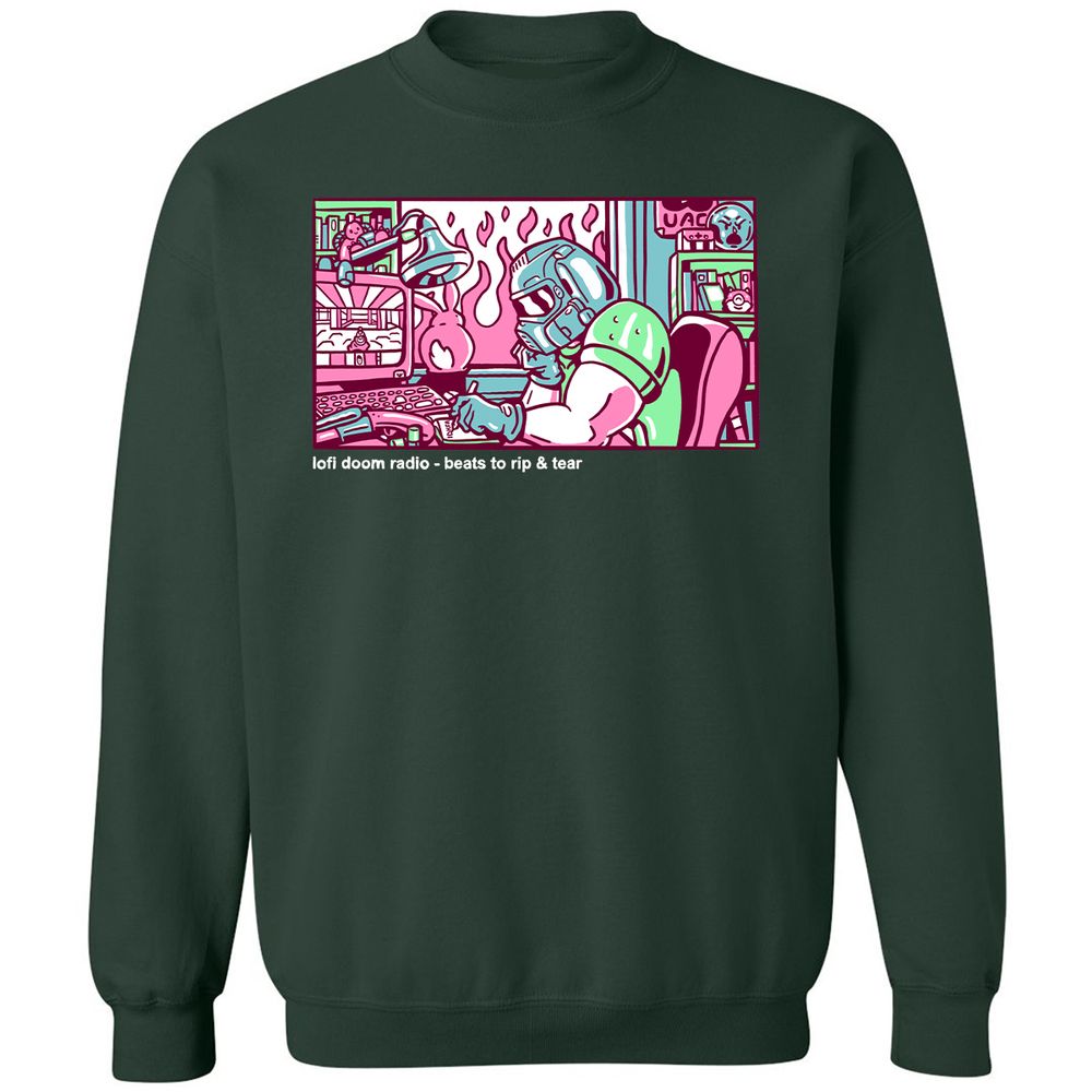 Classic Unisex Sweatshirt - UW24NGFY - Forest Green - 4