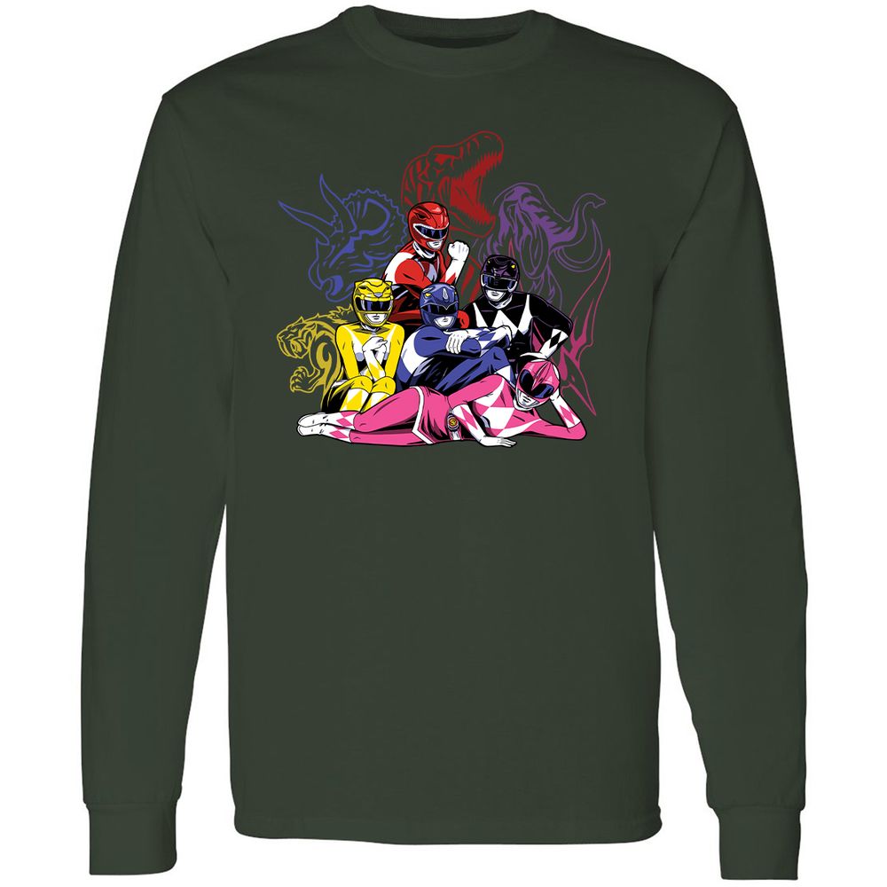 Long Sleeve T-Shirt - 2TAVWQBL - Forest Green - 4
