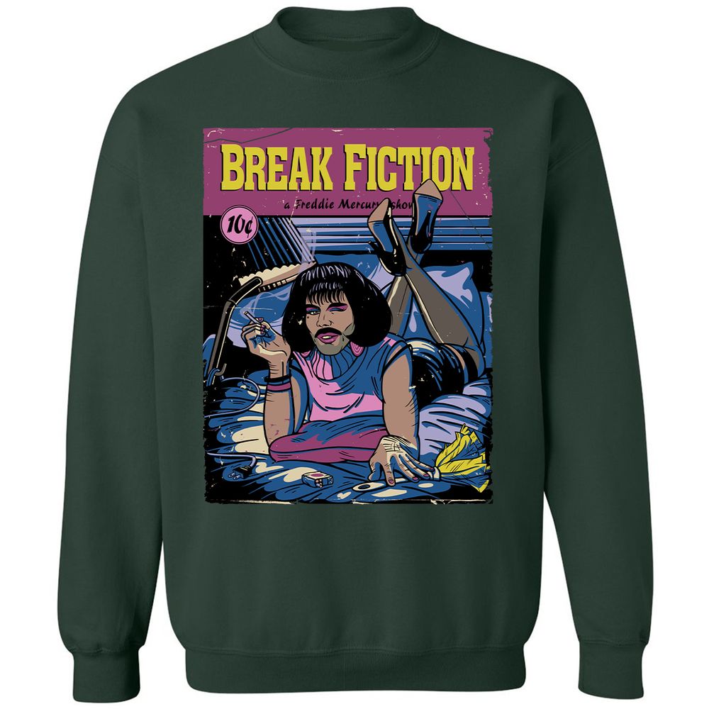 Classic Unisex Sweatshirt - TJPUHWJQ - Forest Green - 4