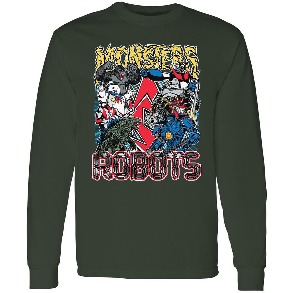 Long Sleeve T-Shirt - W3FAHGM3 - Forest Green - 4