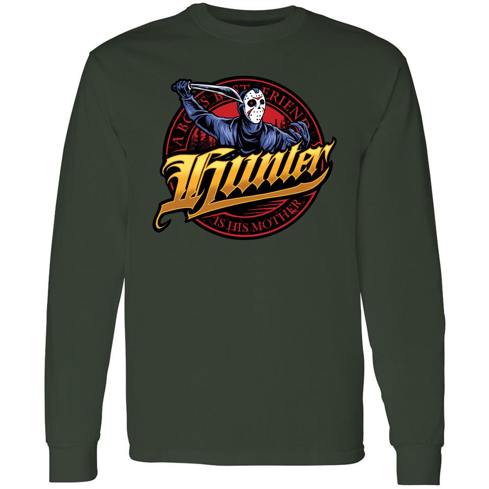 Long Sleeve T-Shirt - MM3VXVEQ - Forest Green - 4