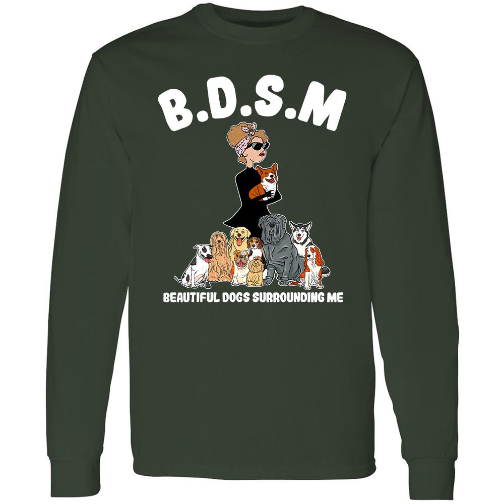 Long Sleeve T-Shirt - HCBXAN1U - Forest Green - 4