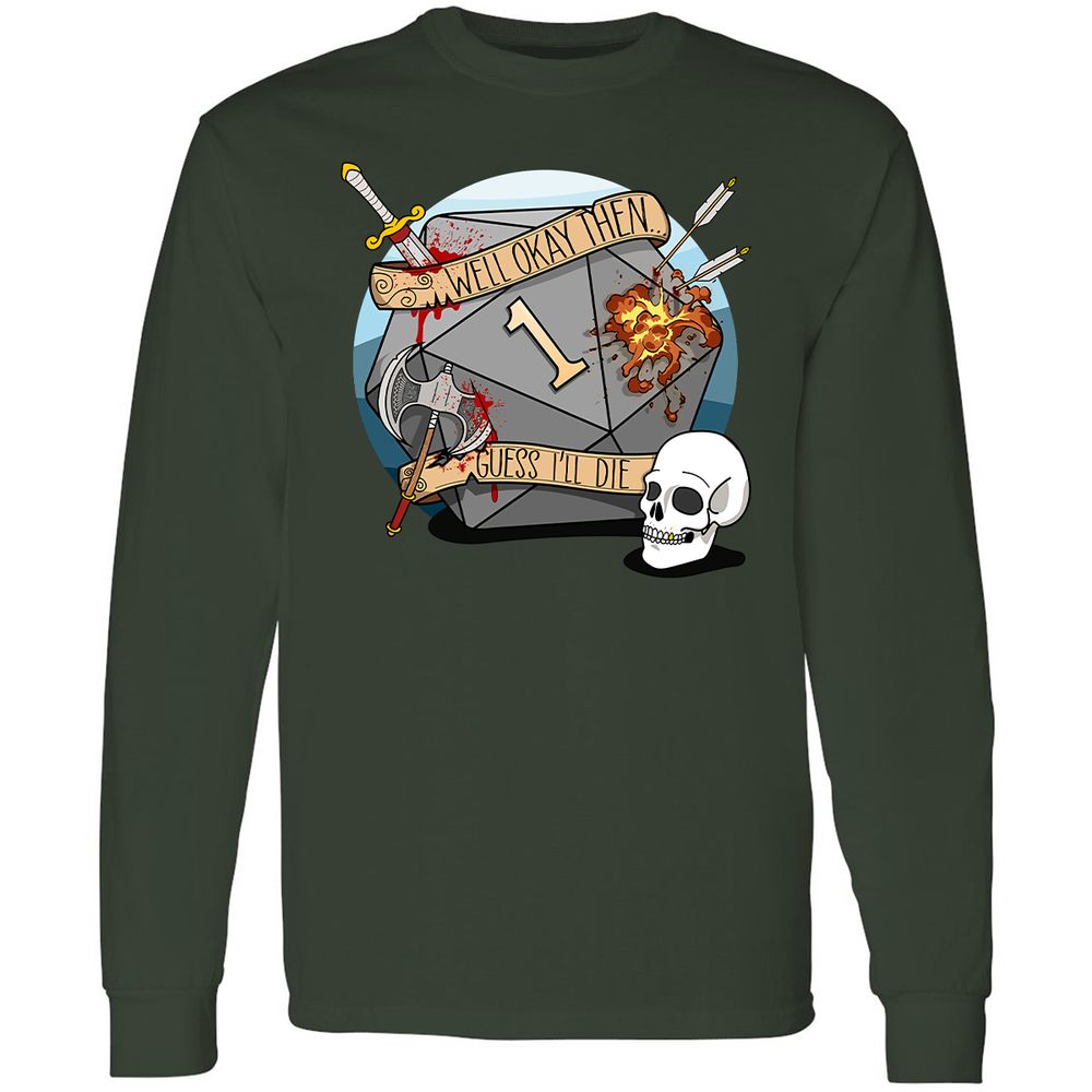 Long Sleeve T-Shirt - Q38URSL3 - Forest Green - 4