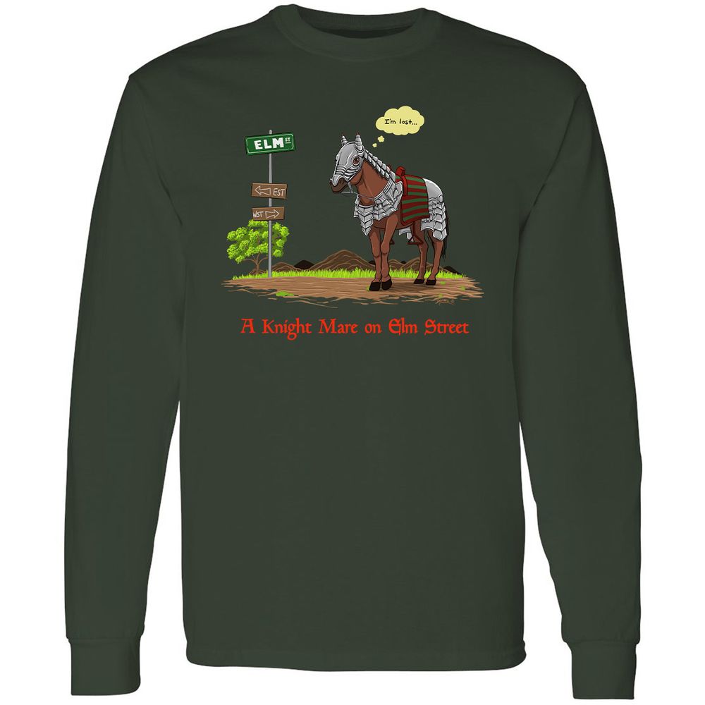 Long Sleeve T-Shirt - ZKMQQMWW - Forest Green - 4
