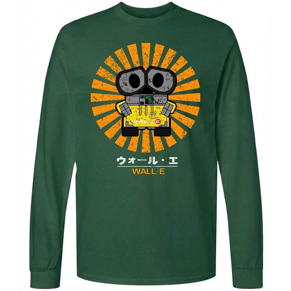 Long Sleeve T-Shirt - 9616VJAC - Forest Green - 4