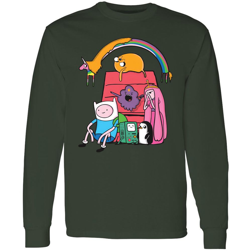 Long Sleeve T-Shirt - JS57J3HF - Forest Green - 4