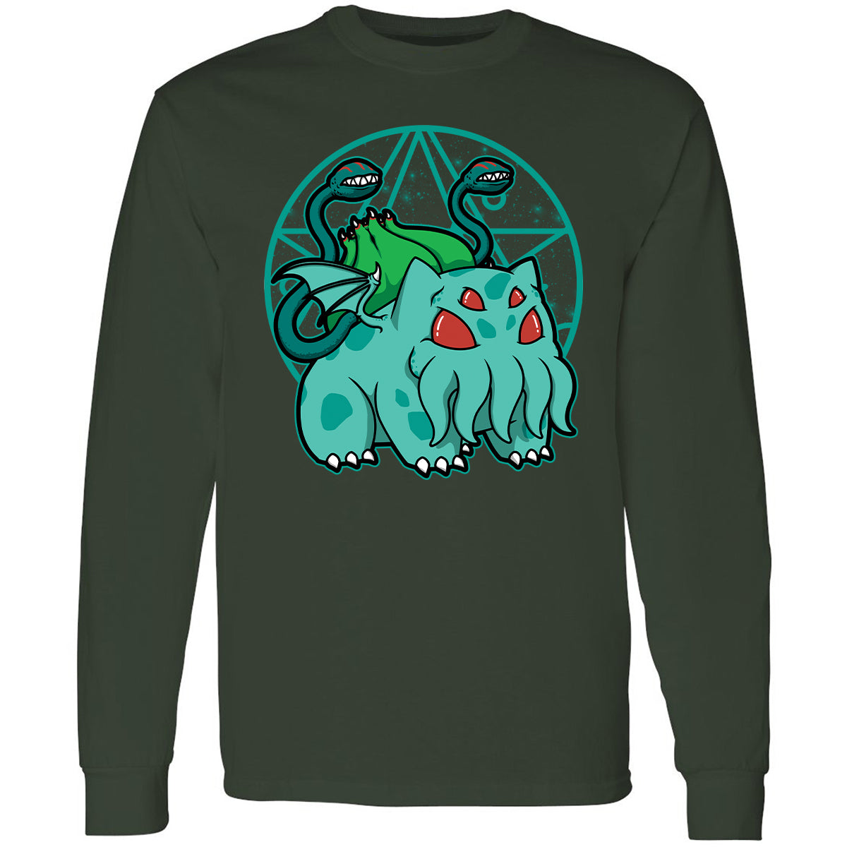 Long Sleeve T-Shirt - J2B22WJB - Forest Green - 4