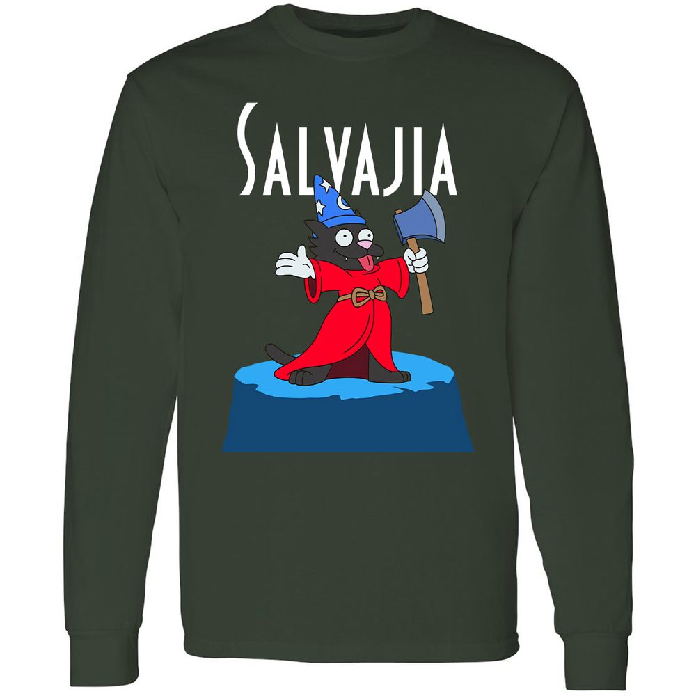 Long Sleeve T-Shirt - HQCFGY7C - Forest Green - 4
