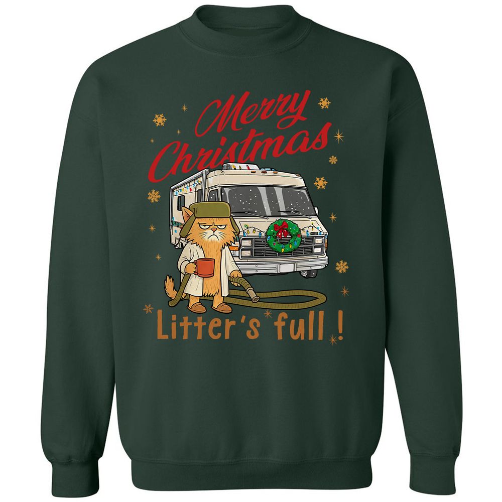 Classic Unisex Sweatshirt - 1K7Q3YTT - Forest Green - 4