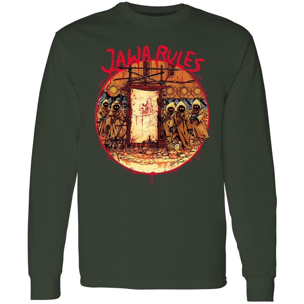 Long Sleeve T-Shirt - HUH5HDRT - Forest Green - 4