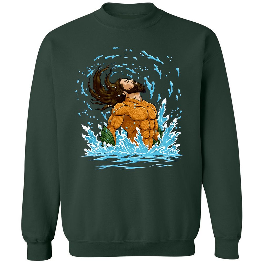 Classic Unisex Sweatshirt - 9XLXJMJ4 - Forest Green - 4