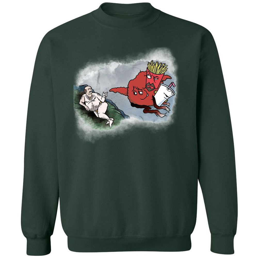 Classic Unisex Sweatshirt - Q8TRFVTU - Forest Green - 4