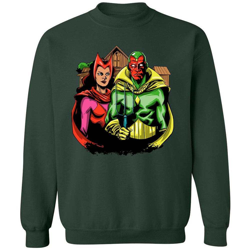 Classic Unisex Sweatshirt - 9W2M5JM7 - Forest Green - 4