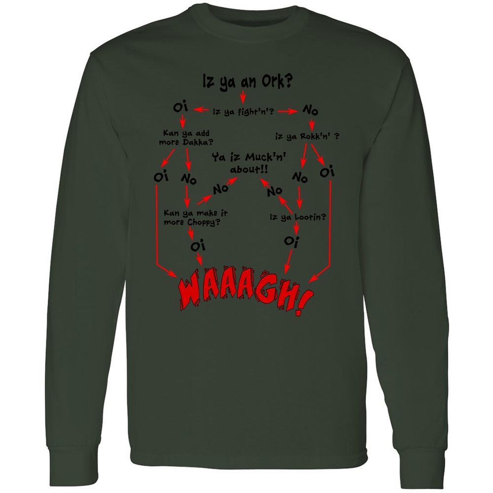 Long Sleeve T-Shirt - 8L7PTCLZ - Forest Green - 4