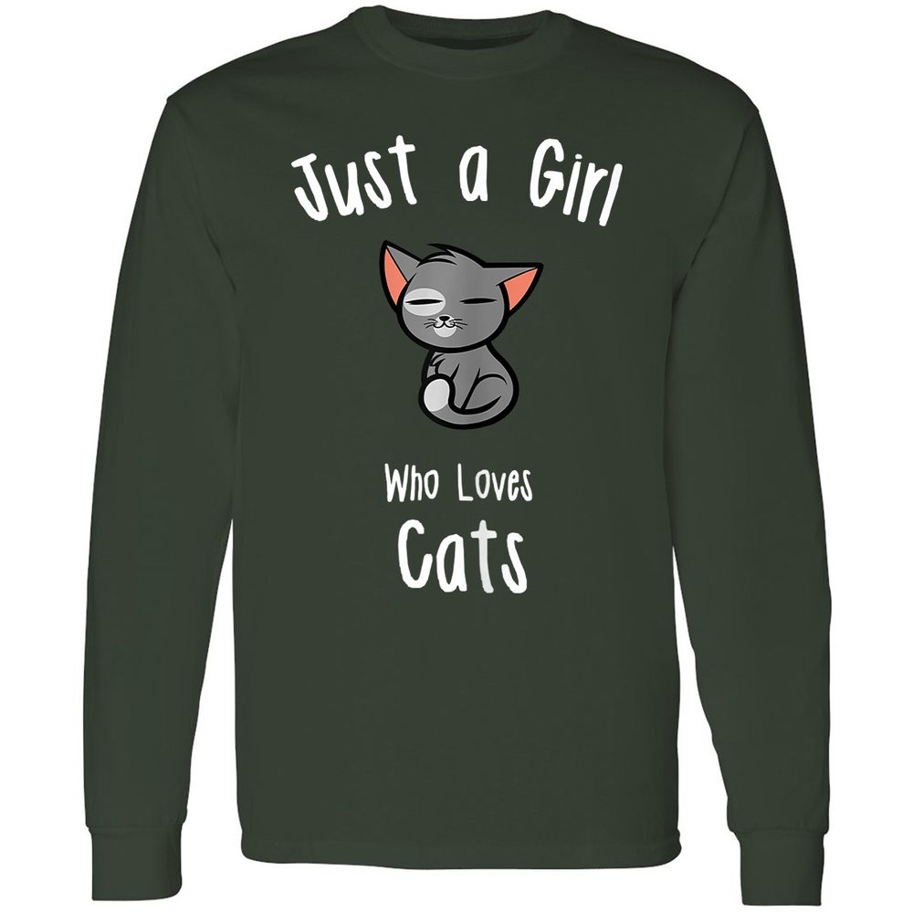 Long Sleeve T-Shirt - 9A41ZTF7 - Forest Green - 4