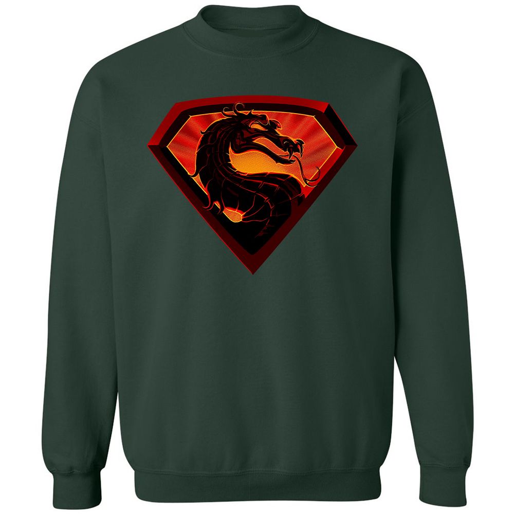 Classic Unisex Sweatshirt - BBPFGXMA - Forest Green - 4