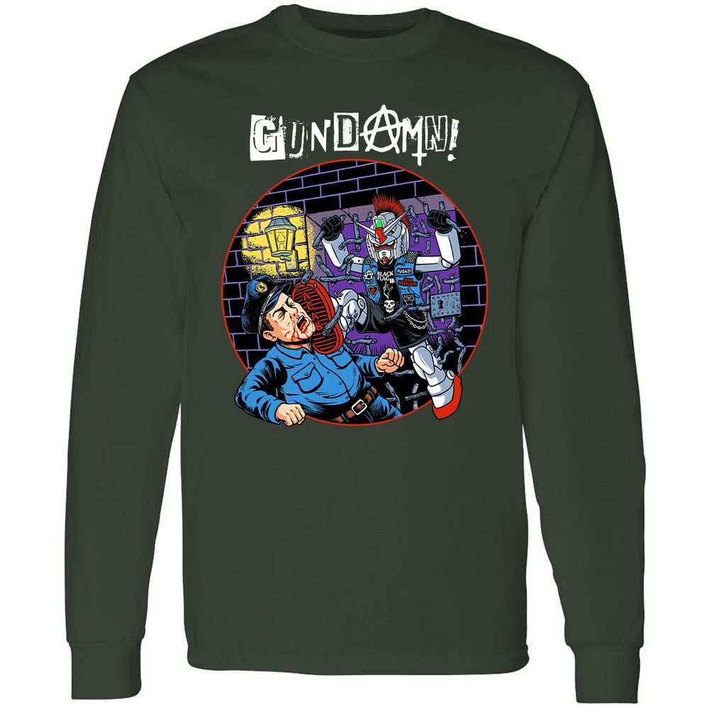 Long Sleeve T-Shirt - GXH5NS96 - Forest Green - 4