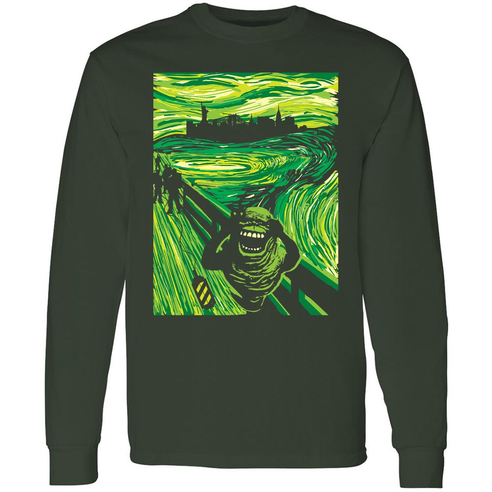 Long Sleeve T-Shirt - T4E61LLH - Forest Green - 4