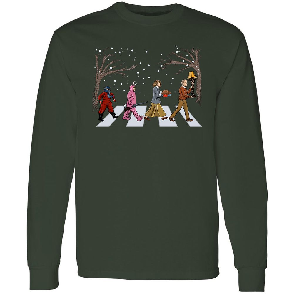 Long Sleeve T-Shirt - V4J58W4D - Forest Green - 4