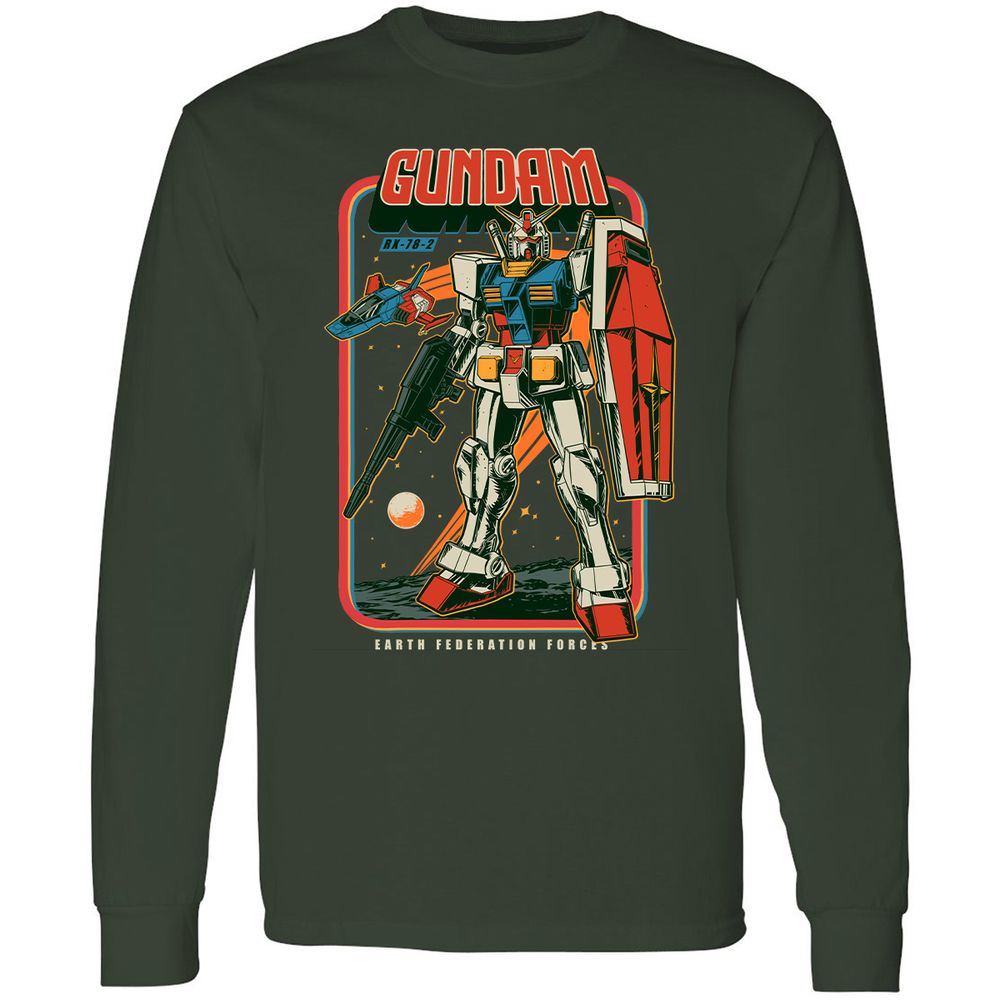 Long Sleeve T-Shirt - 2GY5JSMD - Forest Green - 4