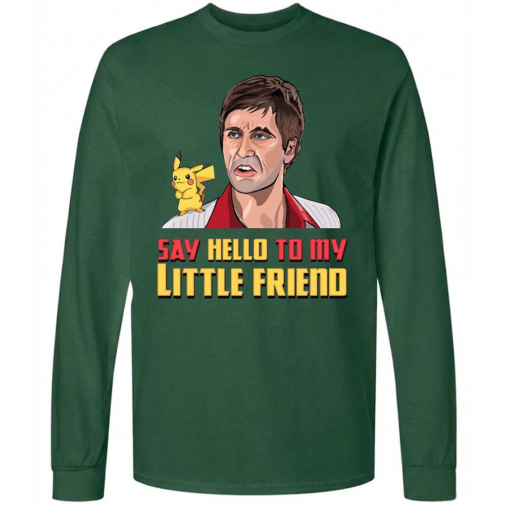 Long Sleeve T-Shirt - PVJX6CV3 - Forest Green - 4