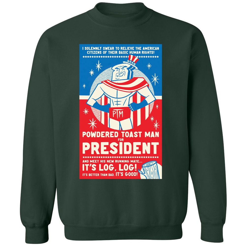 Classic Unisex Sweatshirt - Q32G77ZU - Forest Green - 4