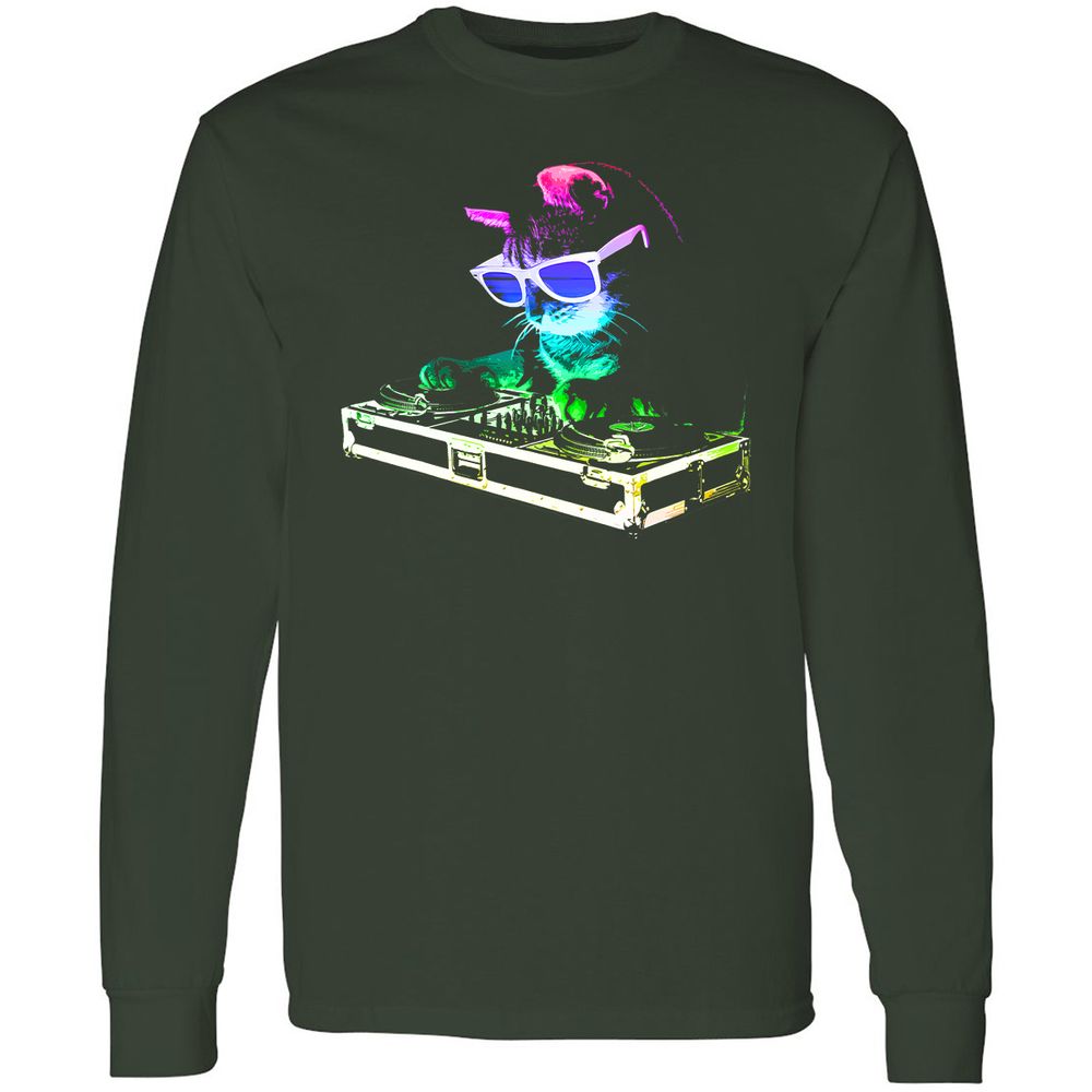 Long Sleeve T-Shirt - 87XX5CSV - Forest Green - 4